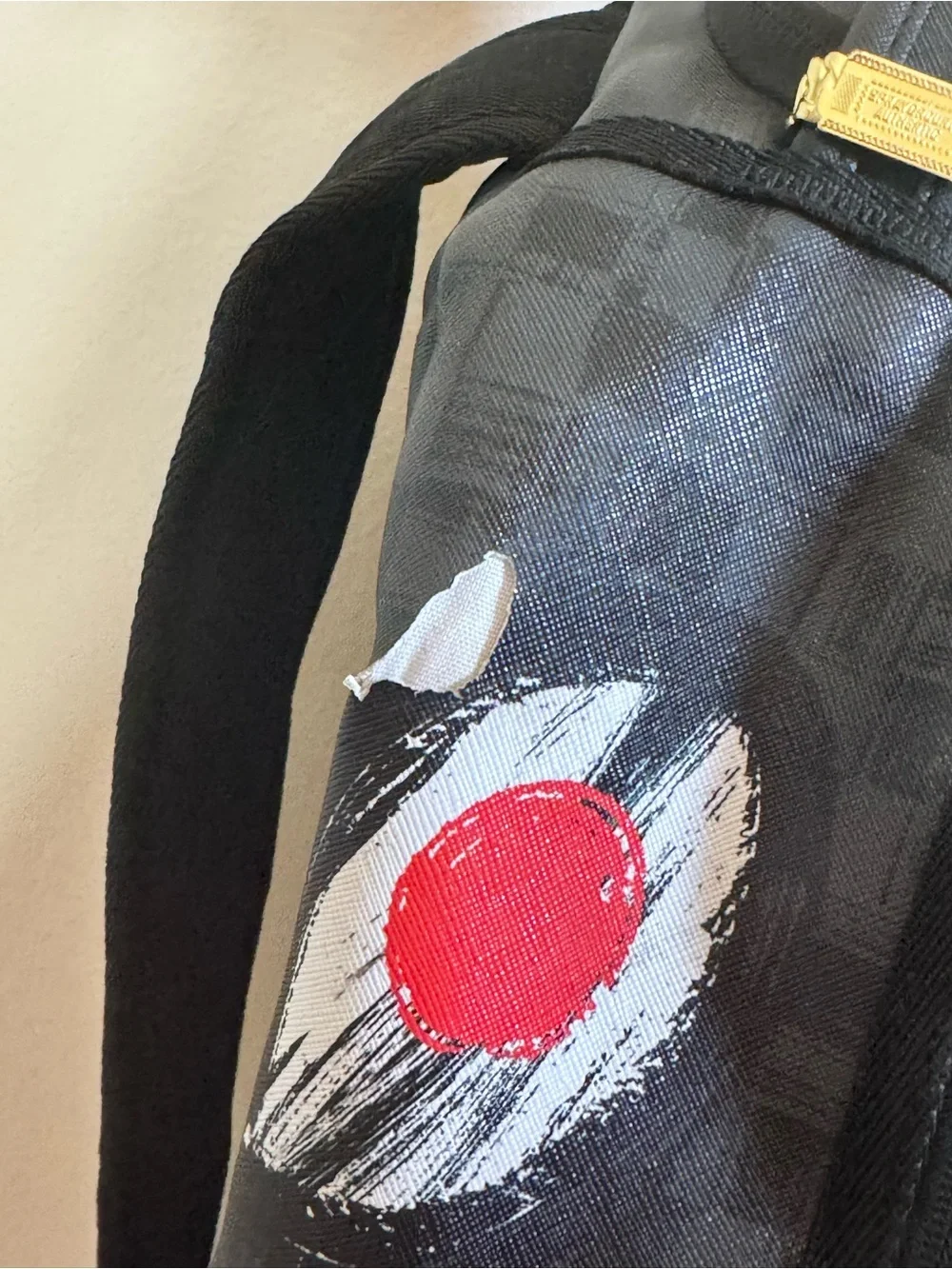 Sprayground Midnight Shadow Dixv Backpack Scribble Black Book bag pre owned
